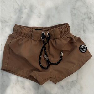 Binky bro Brown Swim Shorts
